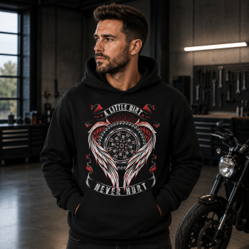 BLUZA Z KAPTUREM M8 A LITTLE DIRT NEVER